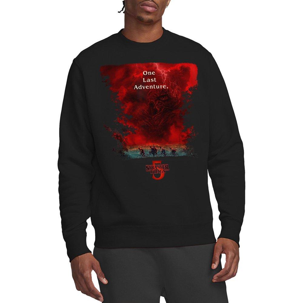 Black - Stranger Things - Stranger Things 5 Vecna Clouds Poster Sweatshirt - 1