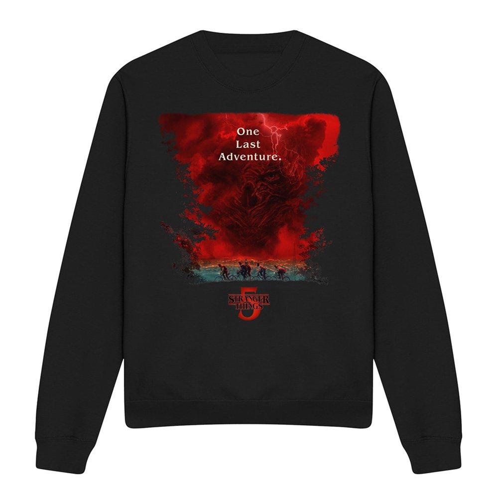 Black - Stranger Things - Stranger Things 5 Vecna Clouds Poster Sweatshirt - 4