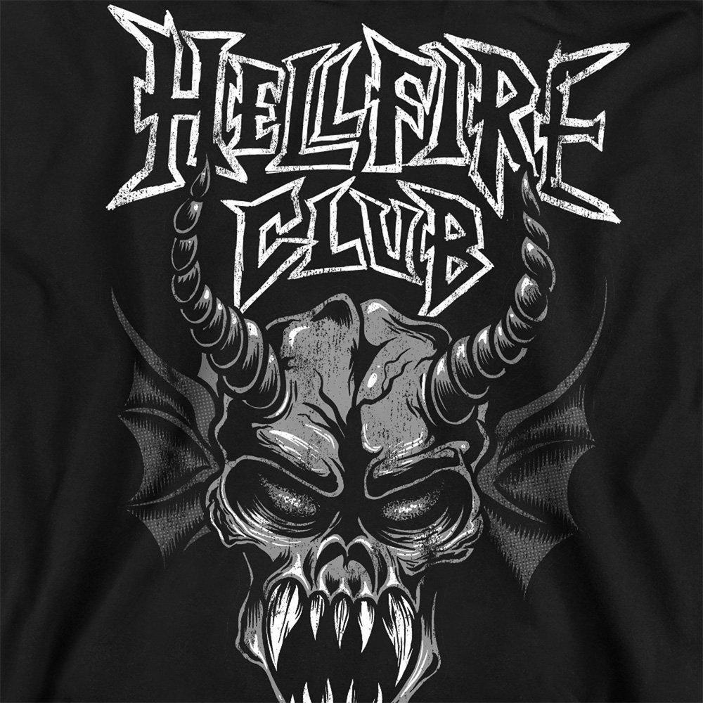 Black - Stranger Things - Stranger Things Hellfire Demon Face Sweatshirt Bl - 2