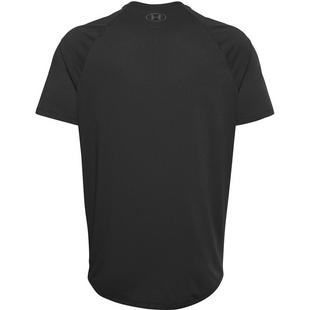 Blk/Pitch Gray - Under Armour - Tech Novelty Mens T-Shirt - 6