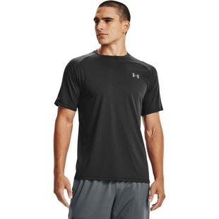 Blk/Pitch Gray - Under Armour - Tech Novelty Mens T-Shirt - 2