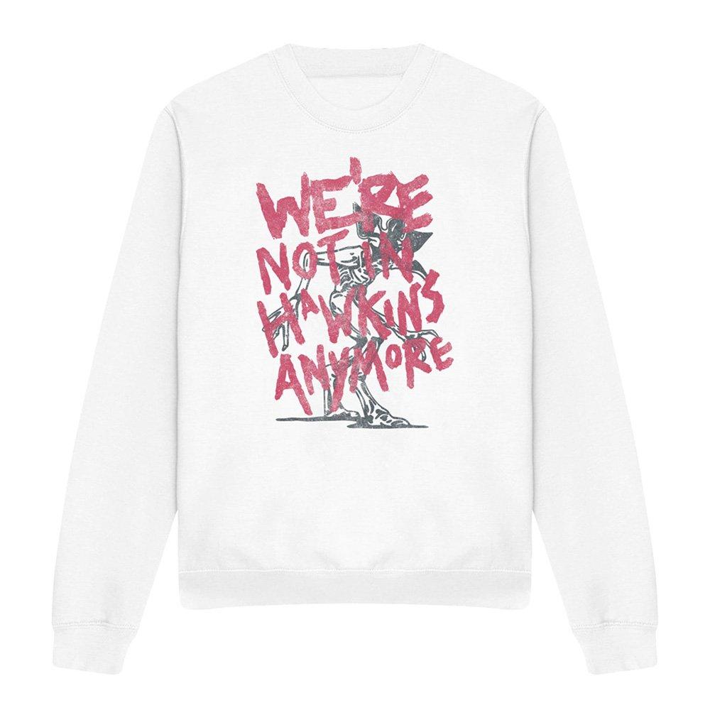 White - Stranger Things - Stranger Things Not In Hawkins Sweatshirt White - 4
