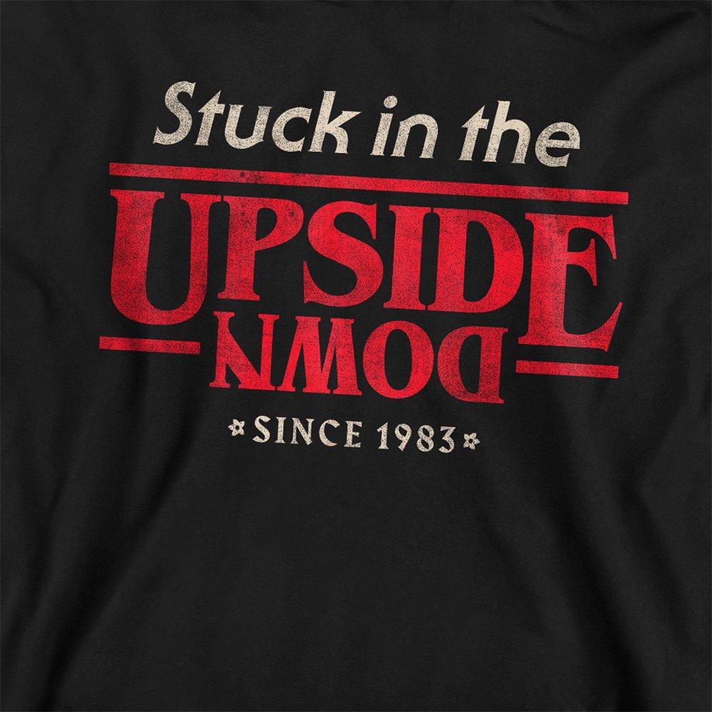 Black - Stranger Things - Stranger Things Upside Down Slogan Sweatshirt Bla - 2