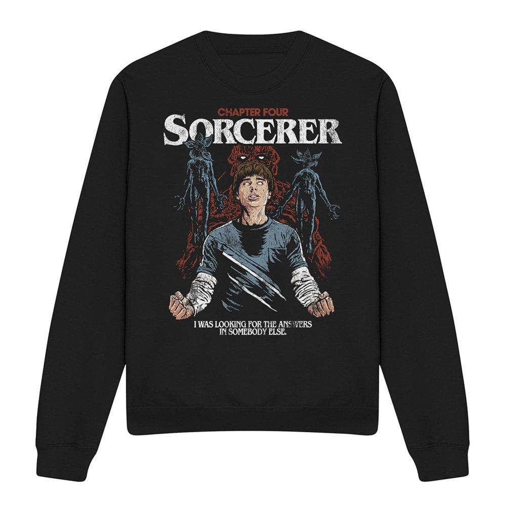 Black - Stranger Things - Stranger Things Will The Sorcerer Sweatshirt Blac - 4