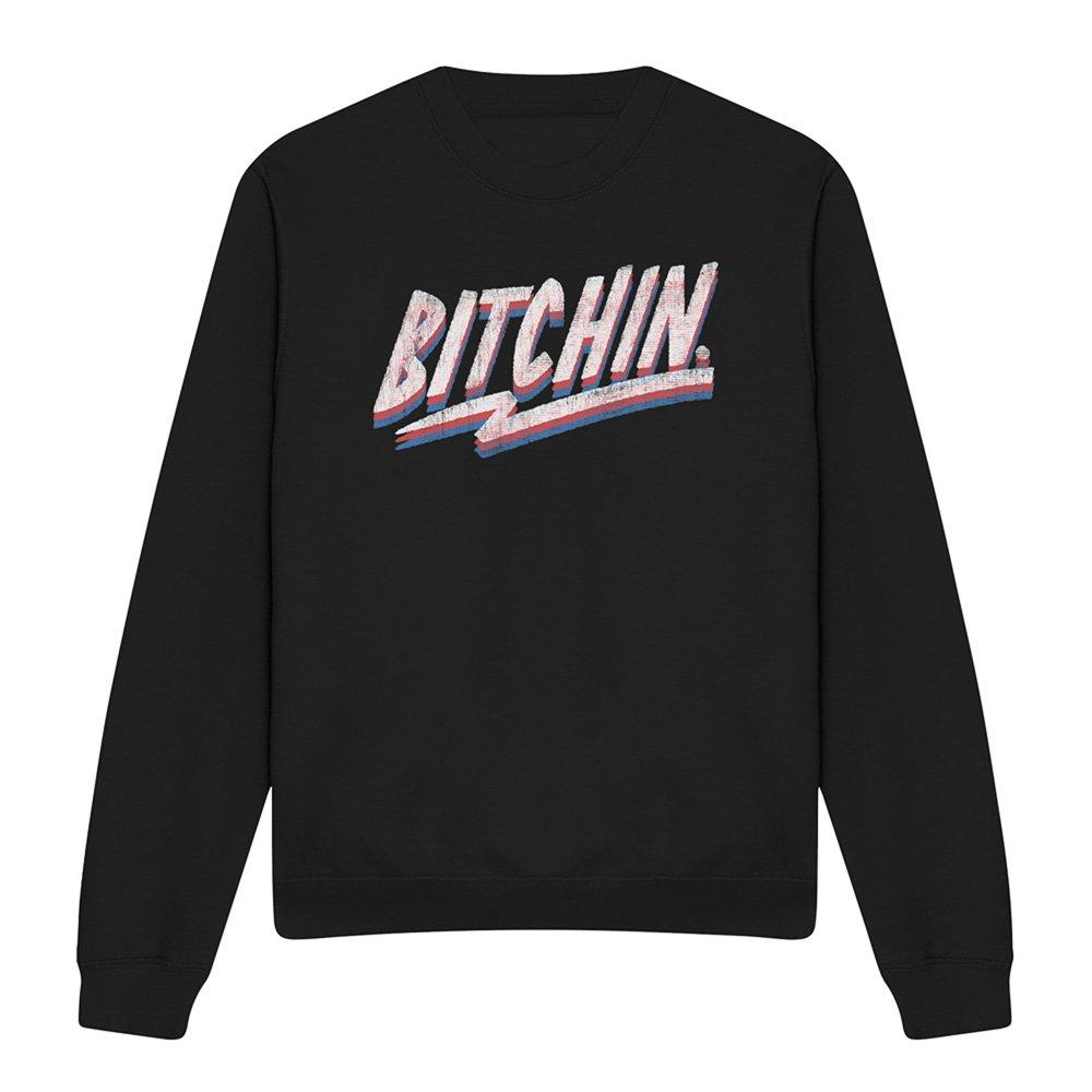 Black - Stranger Things - Stranger Things Bitchin Sweatshirt Black - 4