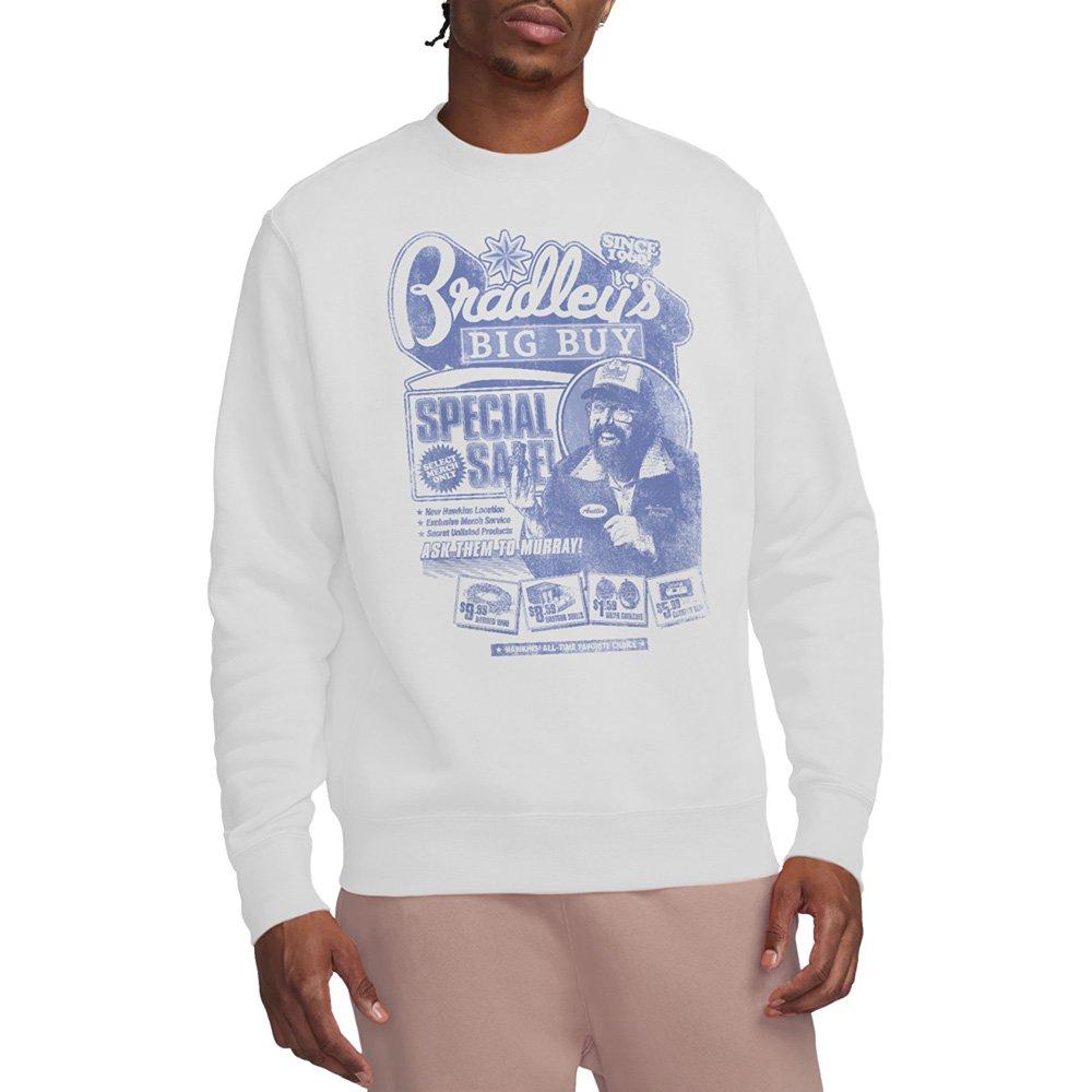 White - Stranger Things - Stranger Things BradleyS Big Buy Advert Sweatshir - 1