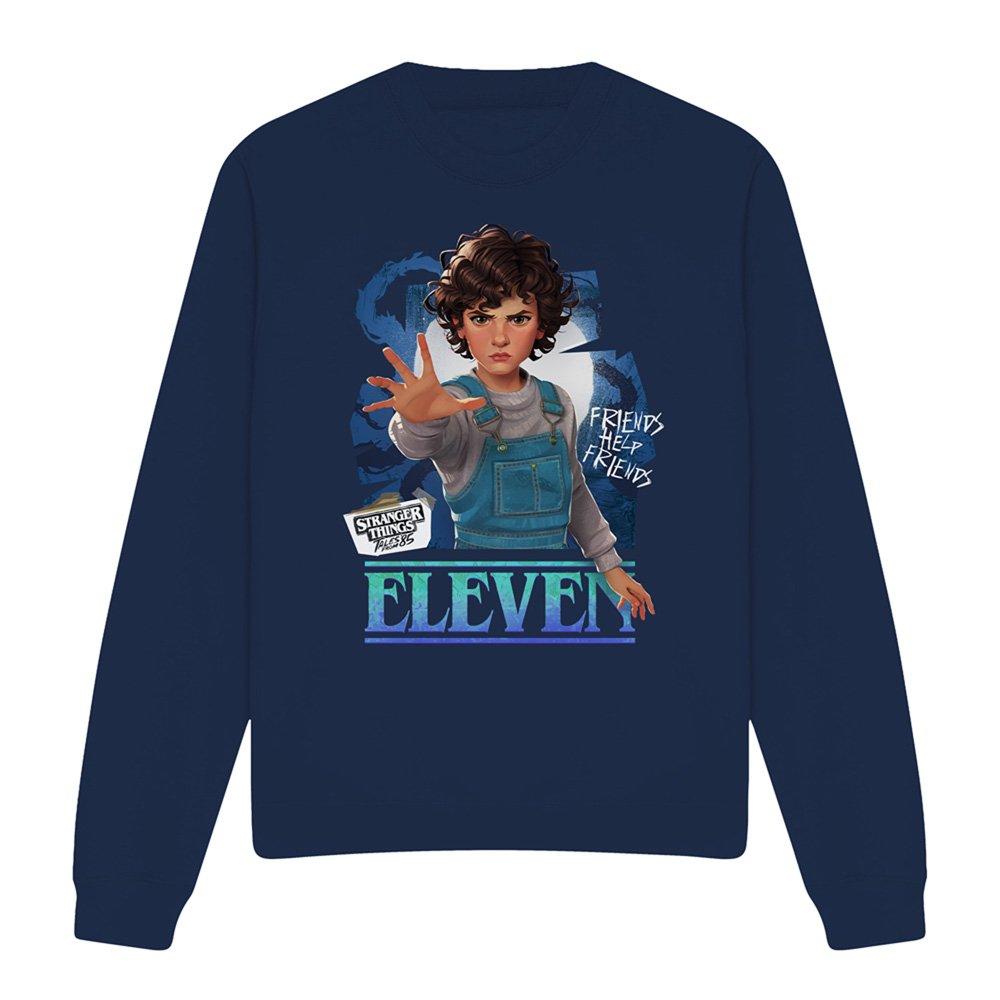 Navy - Stranger Things - Stranger Things Tales From 85 Eleven Sweatshirt N - 4