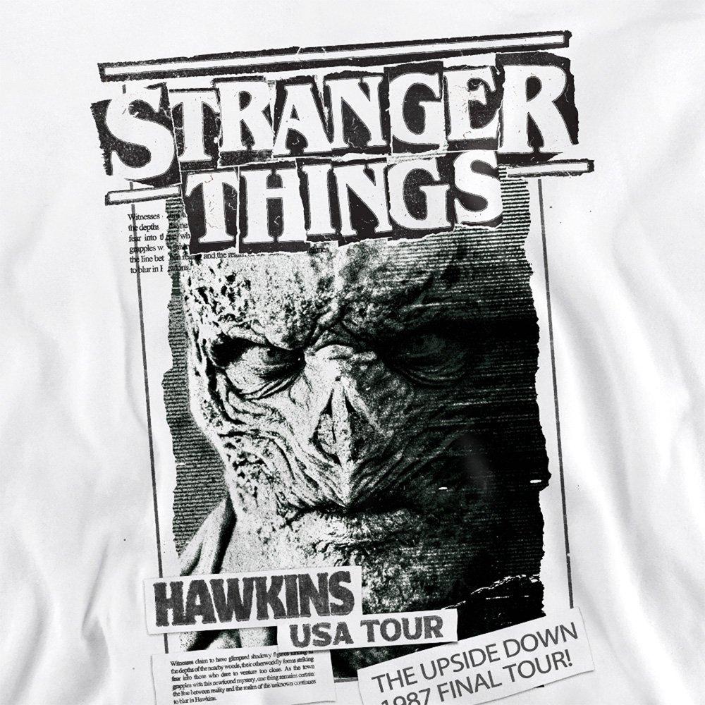 White - Stranger Things - Stranger Things Newspaper Vecna Sweatshirt White - 2