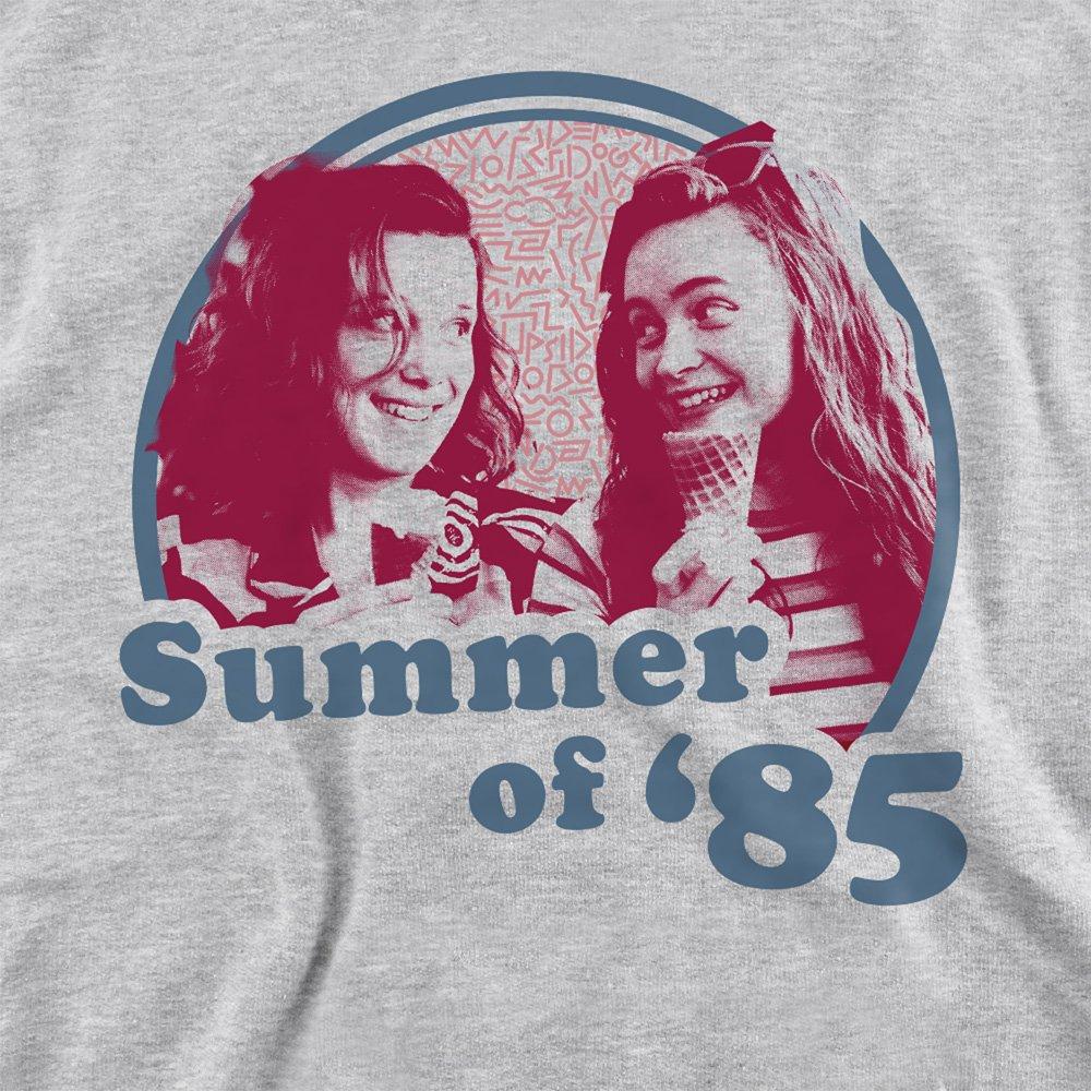 Grey - Stranger Things - Stranger Things Summer Of 85 Eleven And Max Sweat - 2
