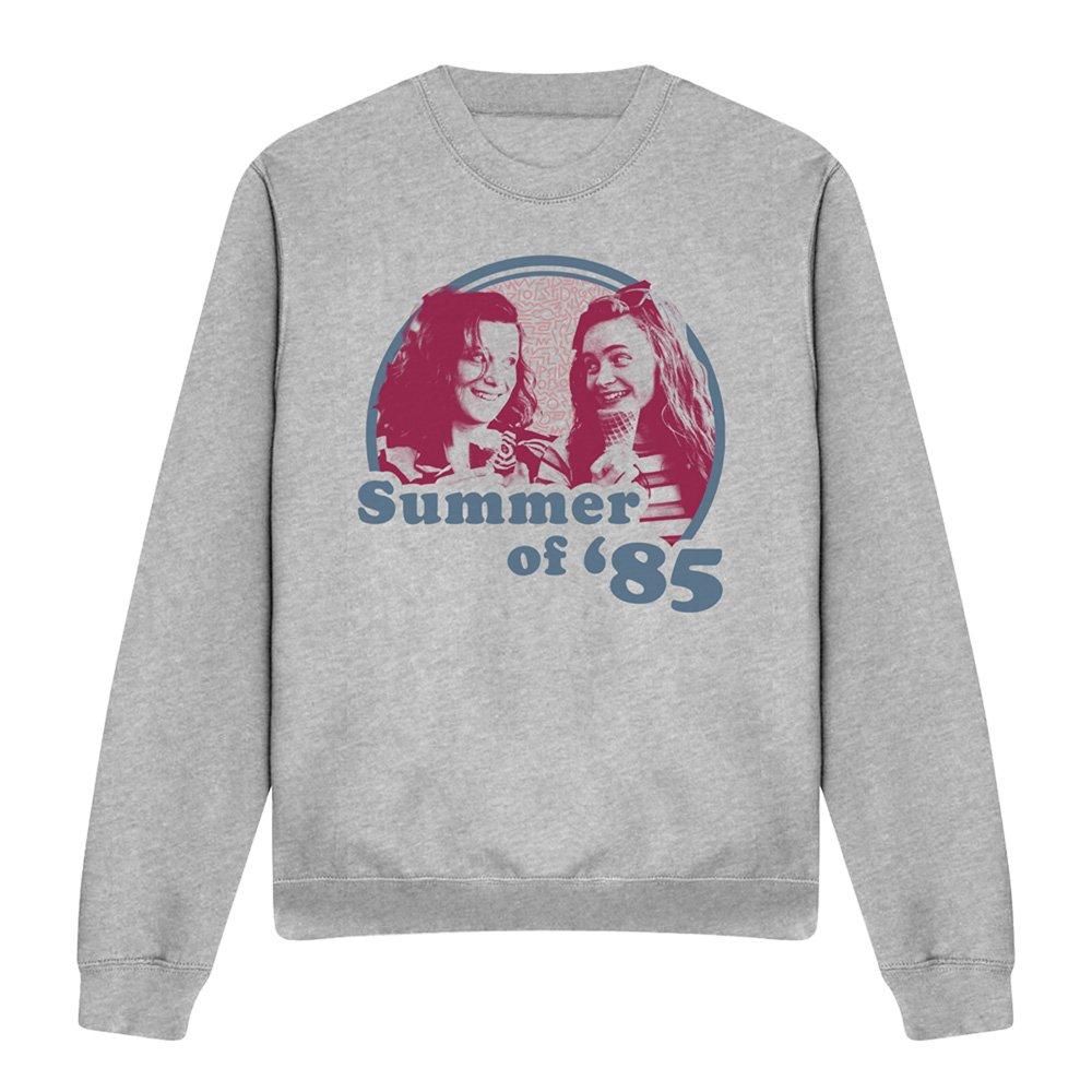 Grey - Stranger Things - Stranger Things Summer Of 85 Eleven And Max Sweat - 4
