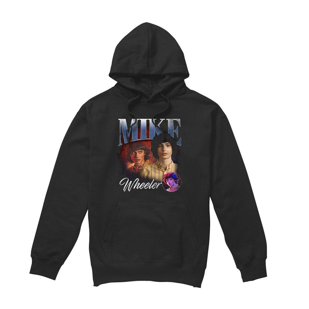 Black - Stranger Things - Stranger Things Mike Homage Hoodie Black - 4