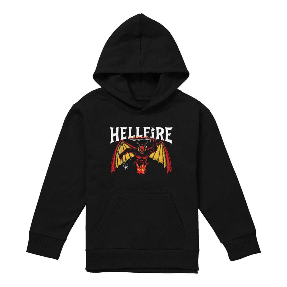 Black - Stranger Things - Stranger Things Hellfire Devil Youth Kids Boy Girl - 1