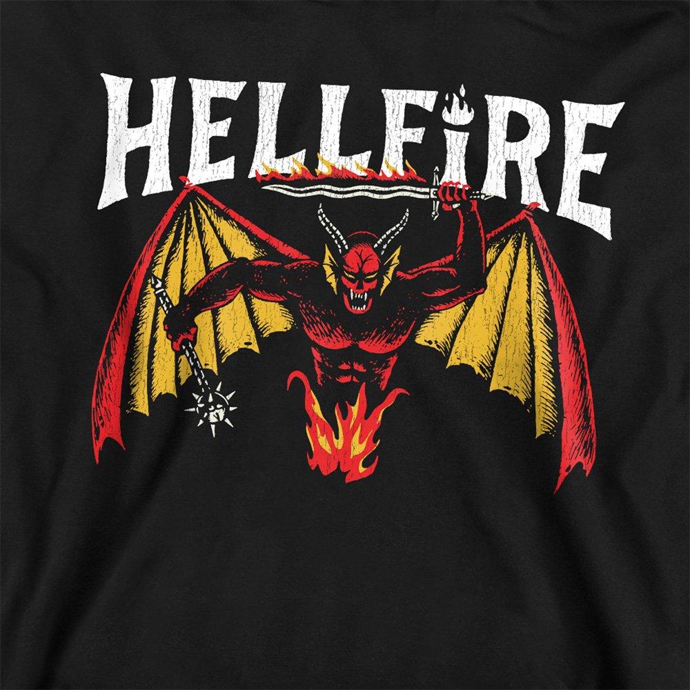 Black - Stranger Things - Stranger Things Hellfire Devil Youth Kids Boy Girl - 2