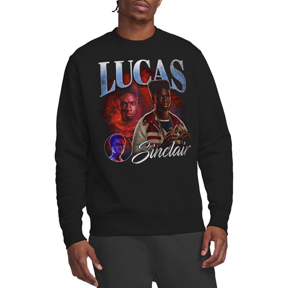 Stranger Things Stranger Things Lucas Homage Sweatshirt Black