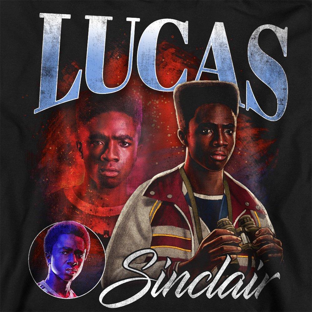 Black - Stranger Things - Stranger Things Lucas Homage Sweatshirt Black - 2