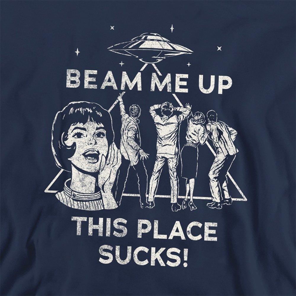 Navy - Stranger Things - Stranger Things Beam Me Up Sweatshirt Navy - 2