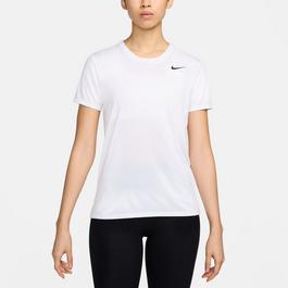 Nike Dri FIT Swoosh Logo Womens Performance T Shirt