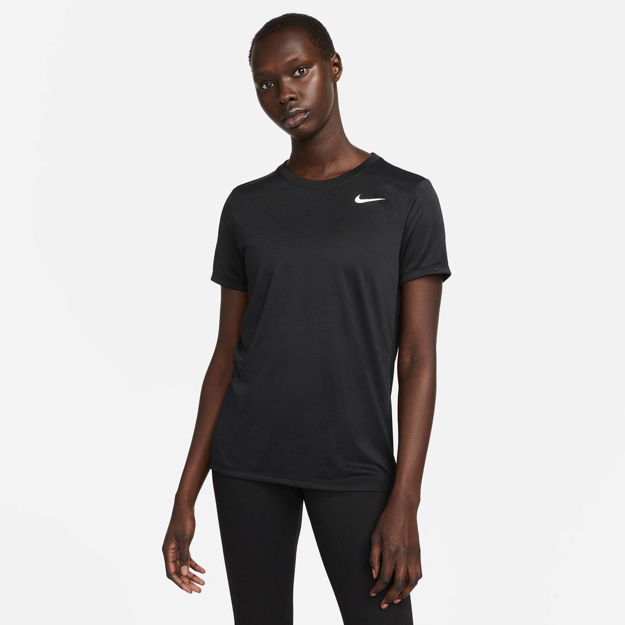 Dri FIT Swoosh Logo Womens Performance T Shirt