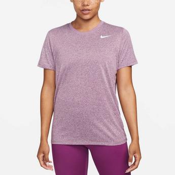 Nike Dri FIT Swoosh Logo Womens Performance T Shirt