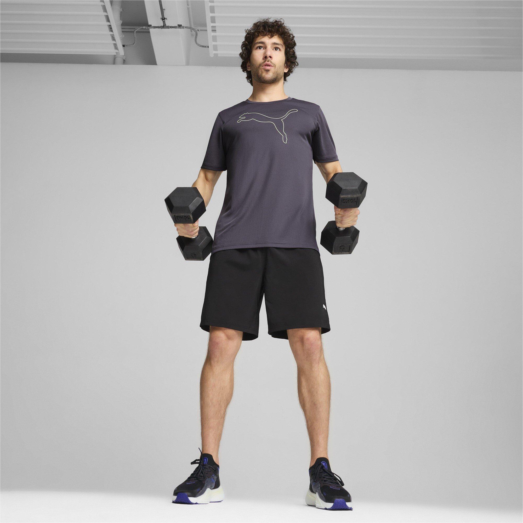 Galactic Gray - Puma - PUMA Performance Cat Mens T Shirt - 4