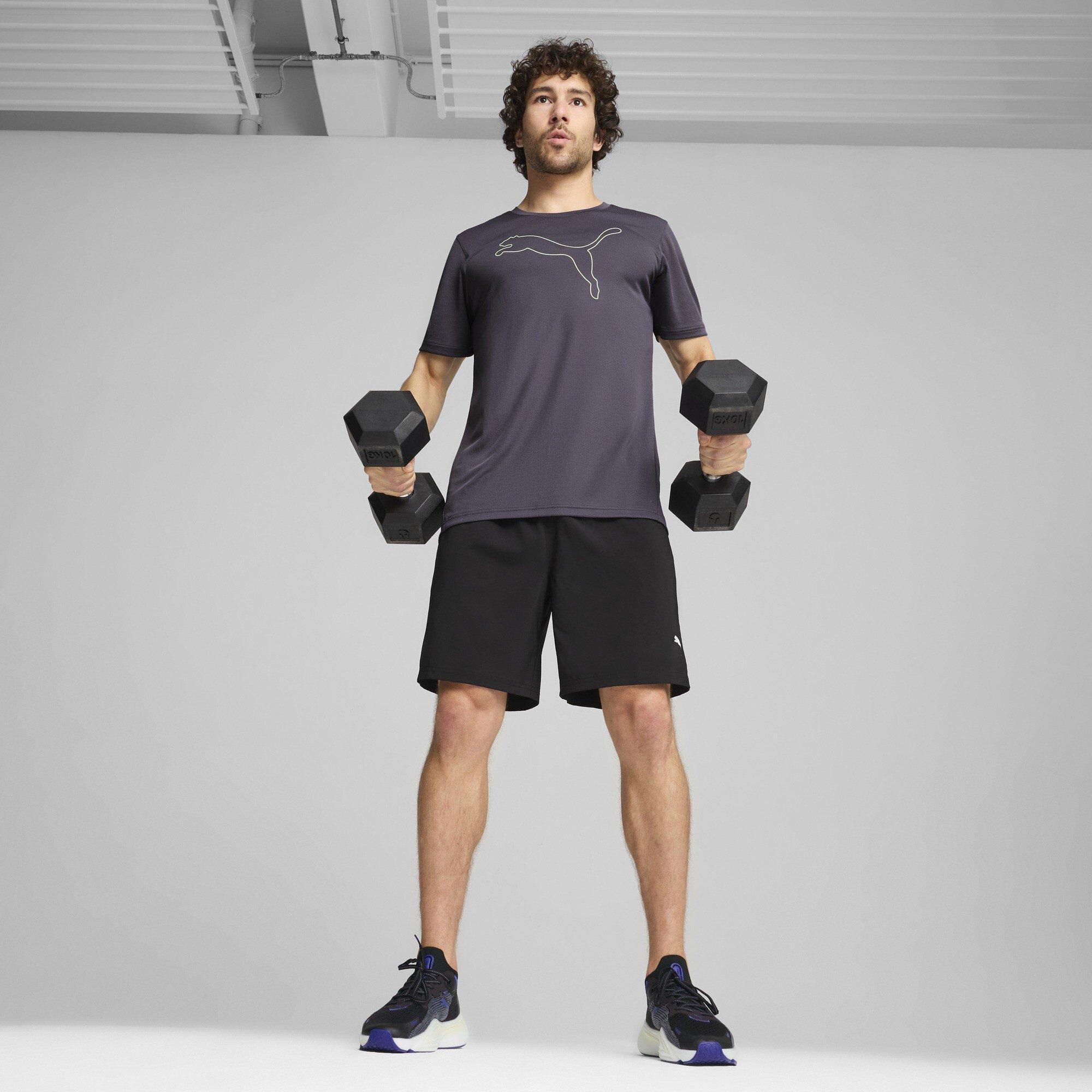 Galactic Gray - Puma - PUMA Performance Cat Mens T Shirt - 5