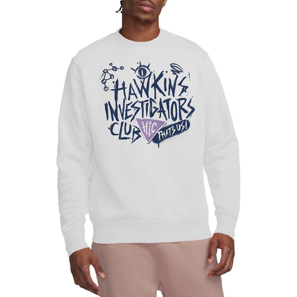 White - Stranger Things - Stranger Things Tales From 85 Hic Scribble Sweatsh - 1