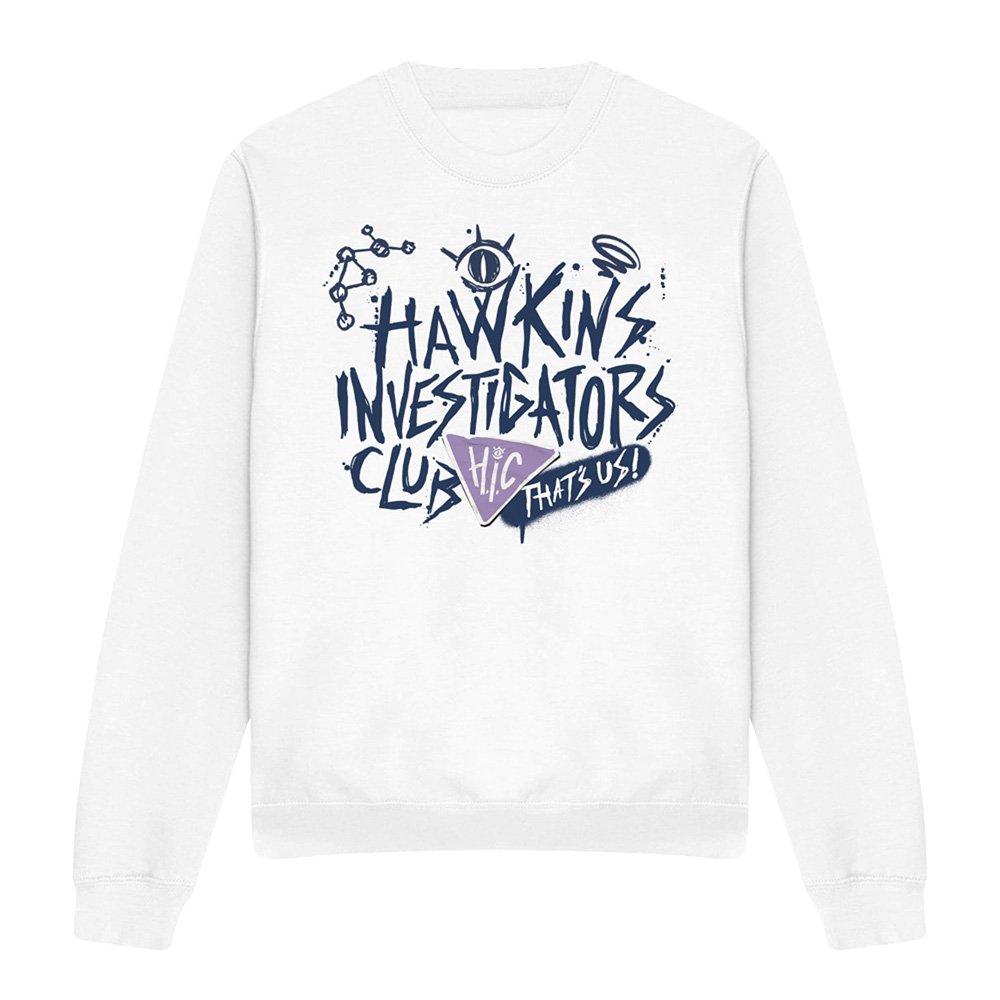 White - Stranger Things - Stranger Things Tales From 85 Hic Scribble Sweatsh - 4