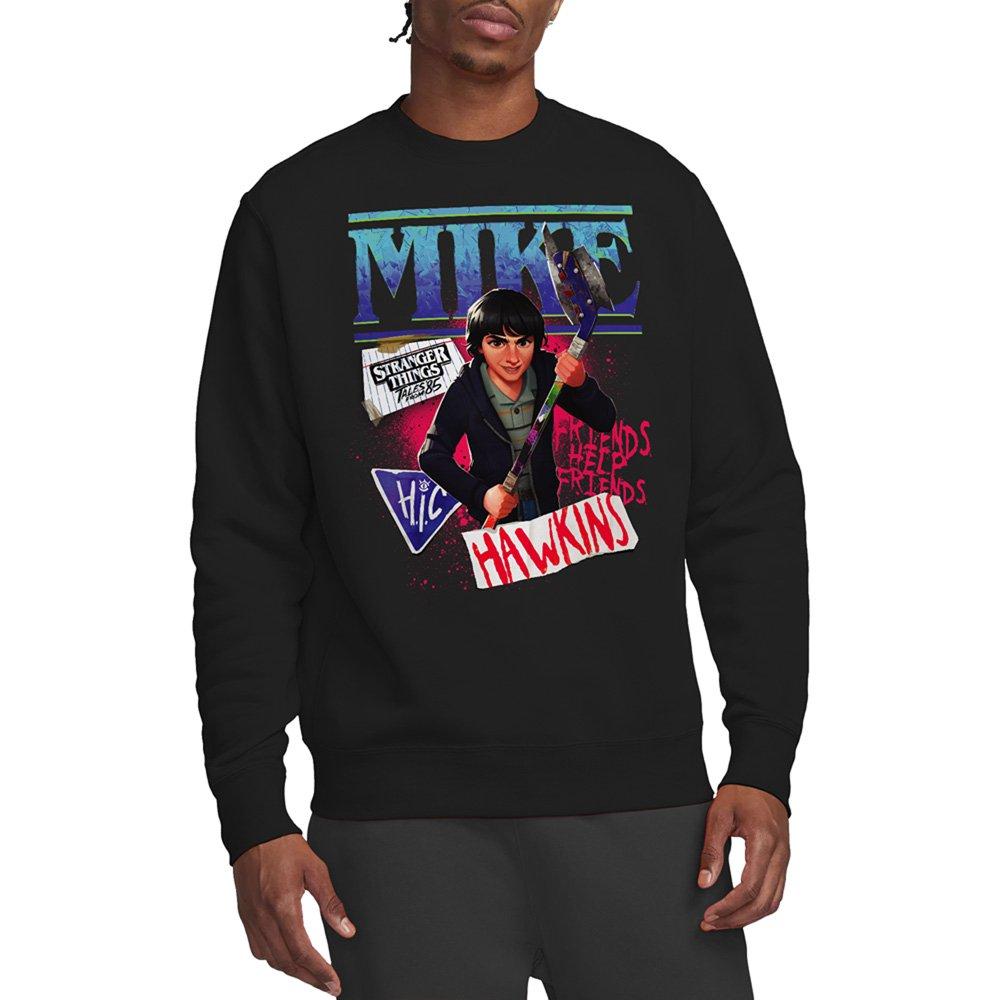 Black - Stranger Things - Stranger Things Tales From 85 Mike Sweatshirt Bla - 1