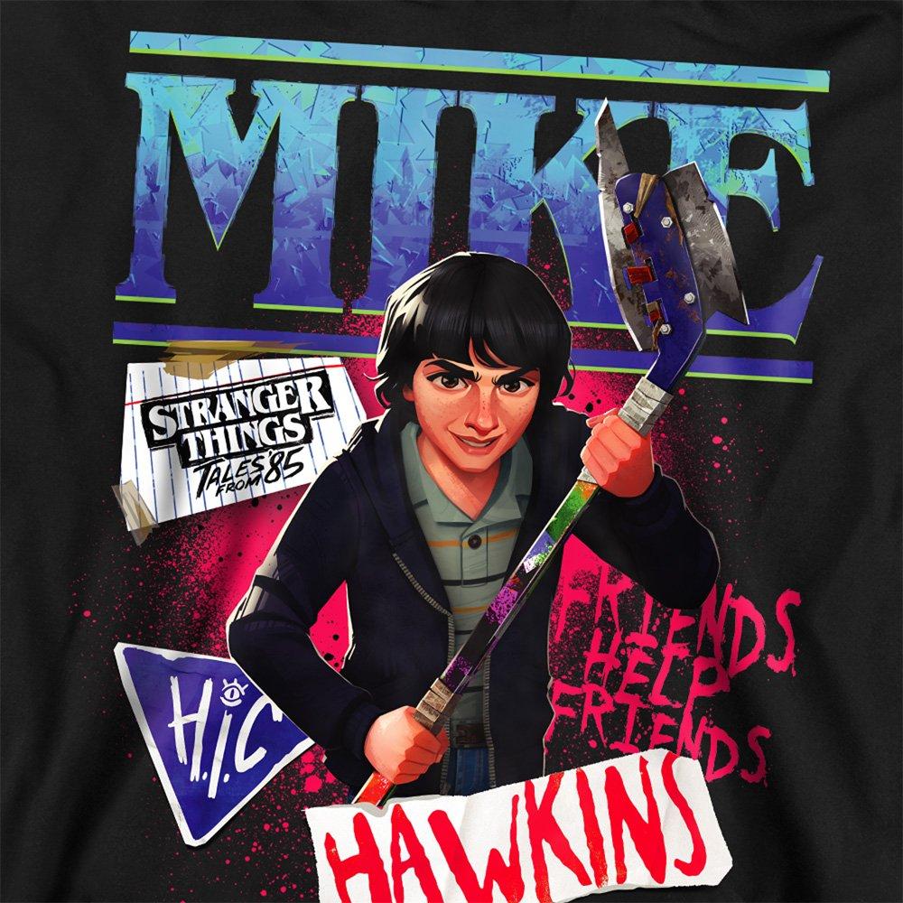 Black - Stranger Things - Stranger Things Tales From 85 Mike Sweatshirt Bla - 2