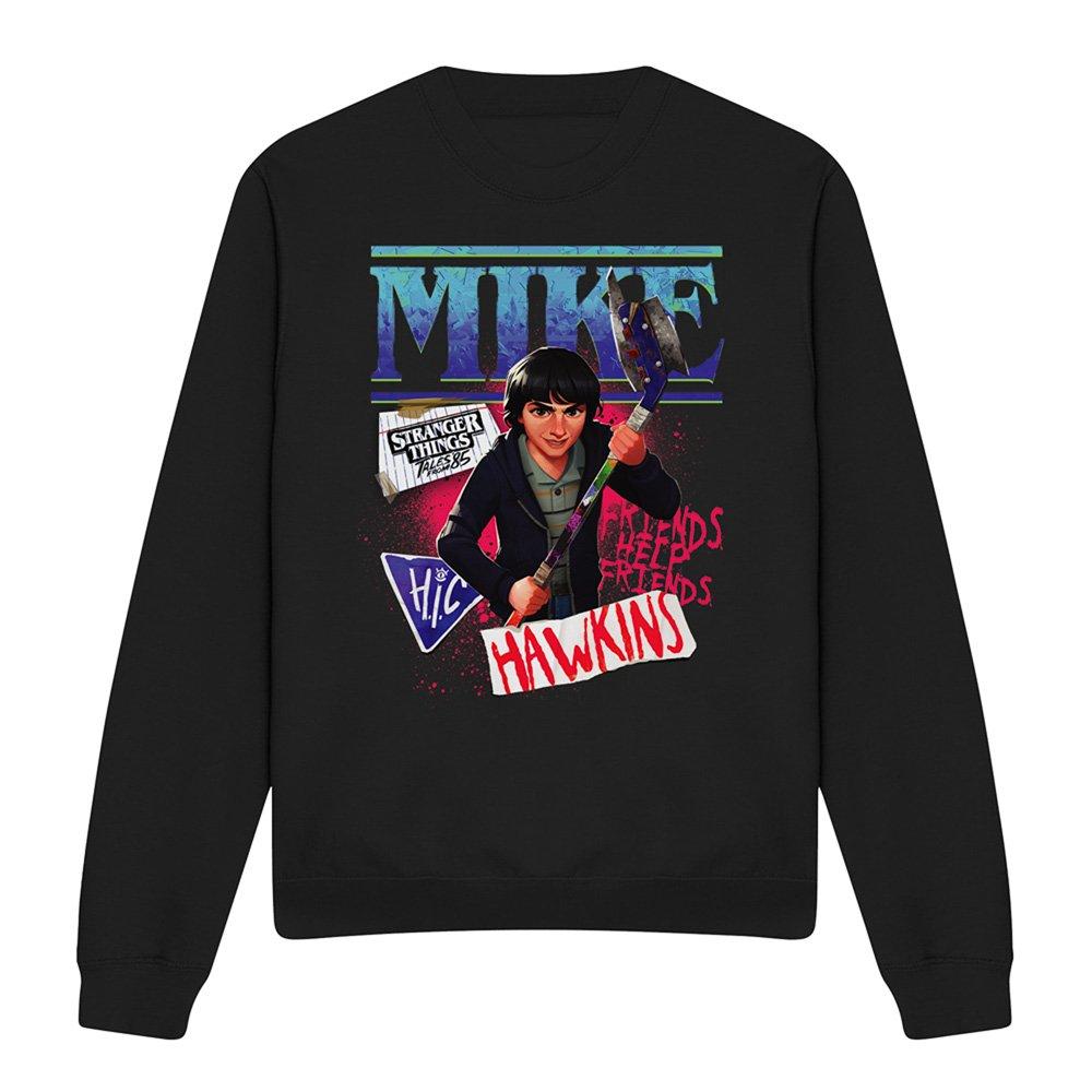 Black - Stranger Things - Stranger Things Tales From 85 Mike Sweatshirt Bla - 4