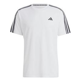 adidas Train Essentials 3 Stripes Mens Performance T Shirt