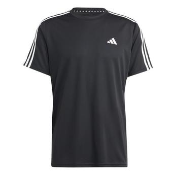 adidas Train Essentials 3 Stripes Mens Performance T Shirt
