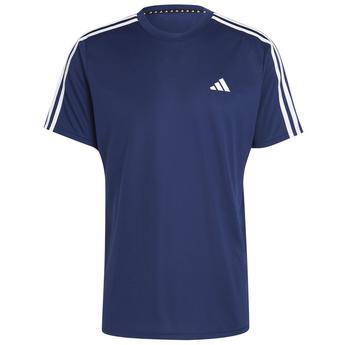 adidas Train Essentials 3 Stripes Mens Performance T Shirt