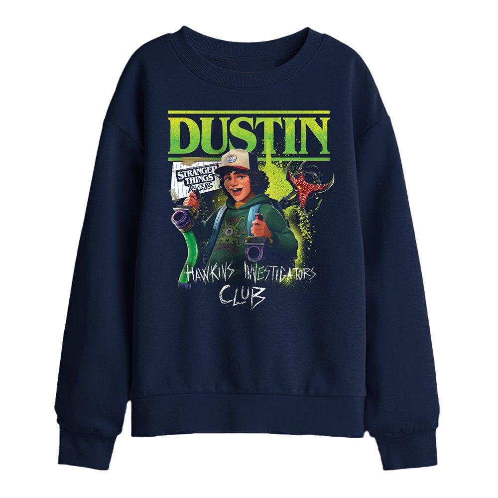 Navy - Stranger Things - Stranger Things Tales From 85 Dustin Kids Sweatshi - 1