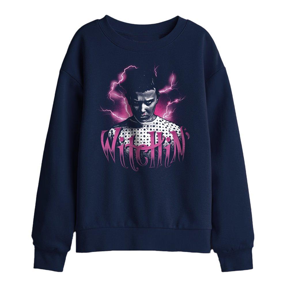 Navy - Stranger Things - Stranger Things Eleven Witchin Kids Sweatshirt N - 1