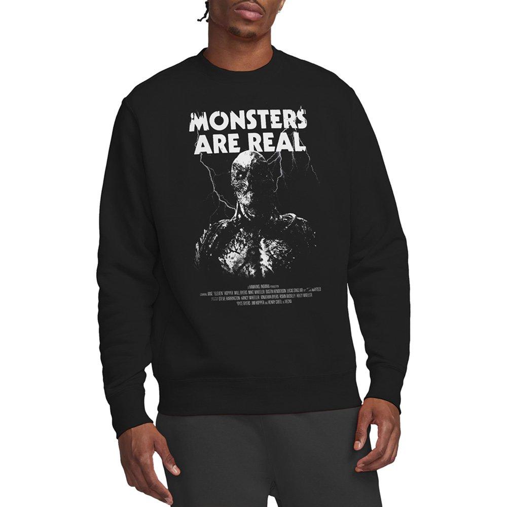Black - Stranger Things - Stranger Things Vecna Monsters Are Real Sweatshirt - 1