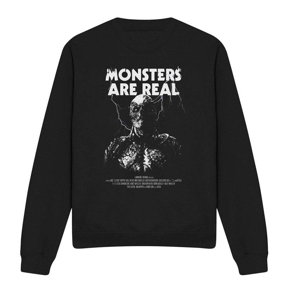 Black - Stranger Things - Stranger Things Vecna Monsters Are Real Sweatshirt - 4