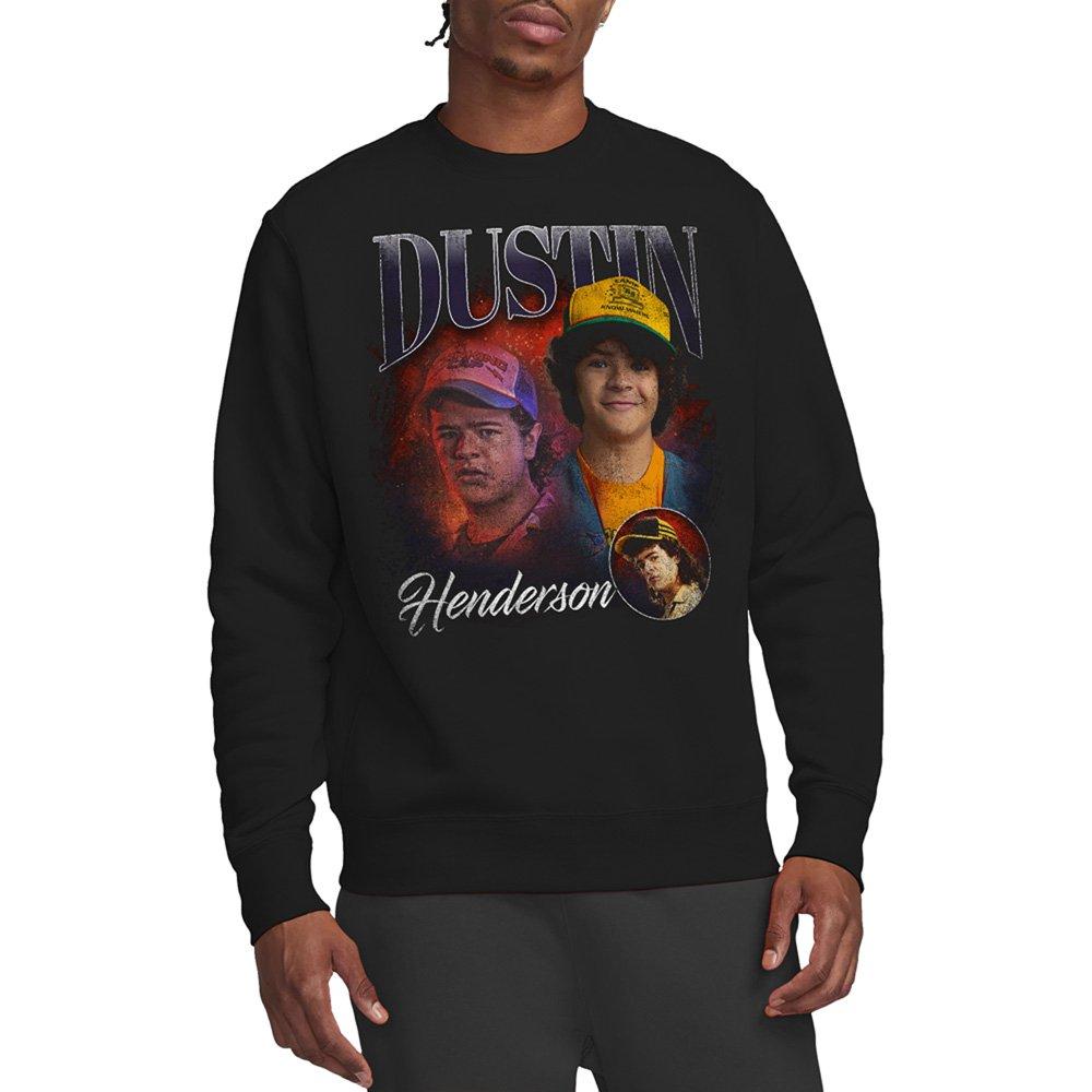 Black - Stranger Things - Stranger Things Dustin Homage Sweatshirt Black - 1