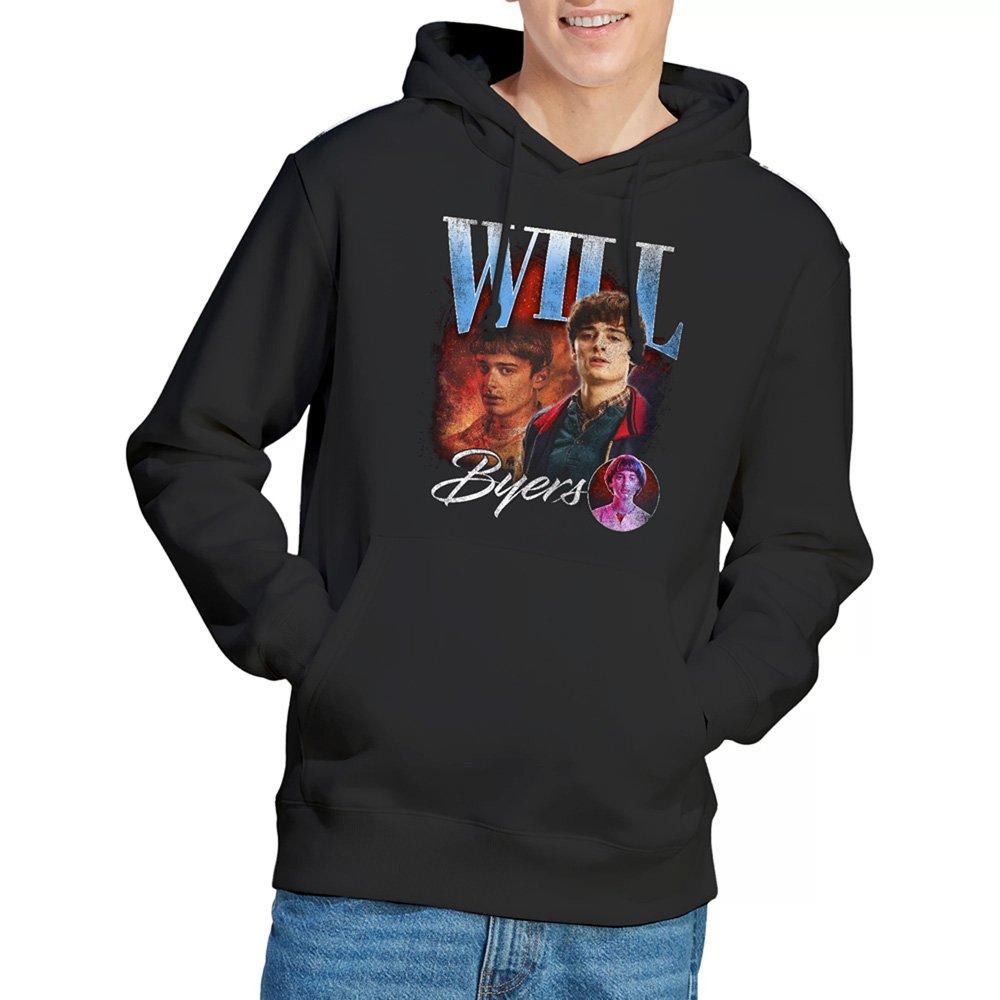 Black - Stranger Things - Stranger Things Will Homage Hoodie Black - 1