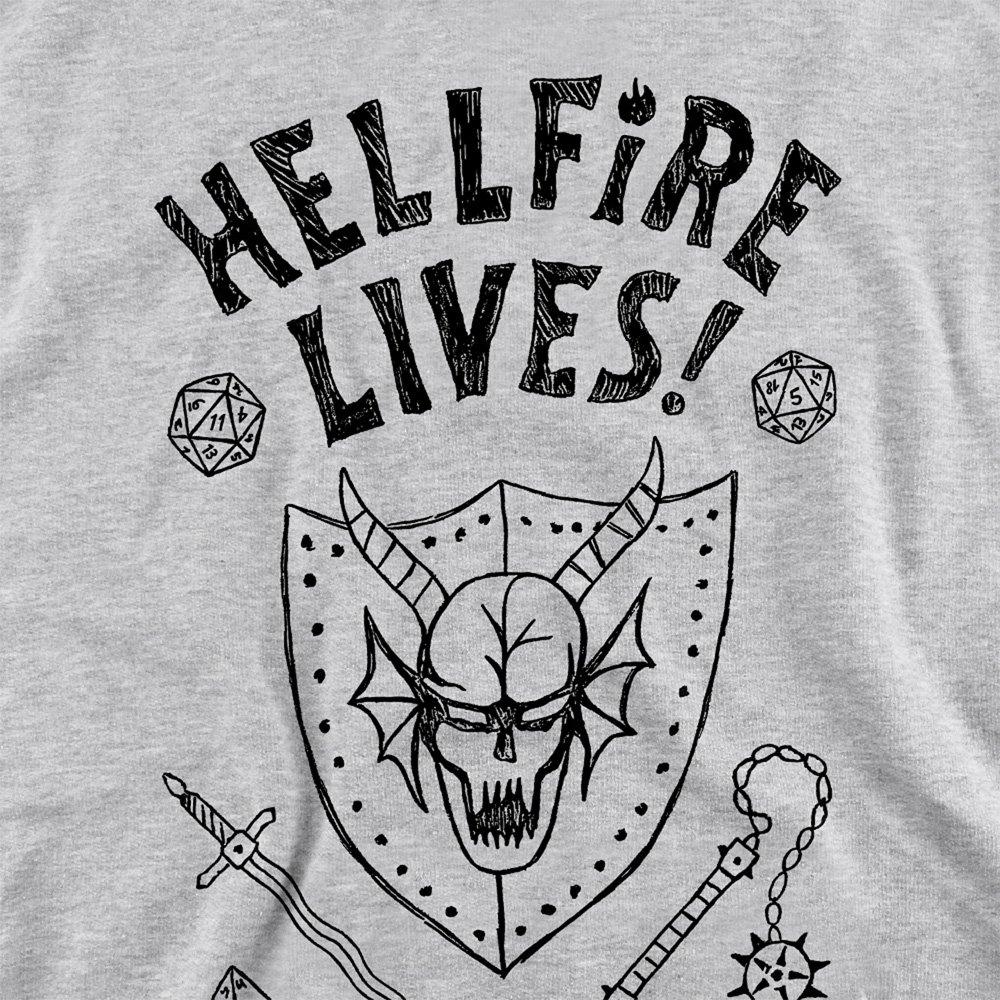 Light Grey - Stranger Things - Stranger Things Hellfire Graduation Sweatshirt At - 2