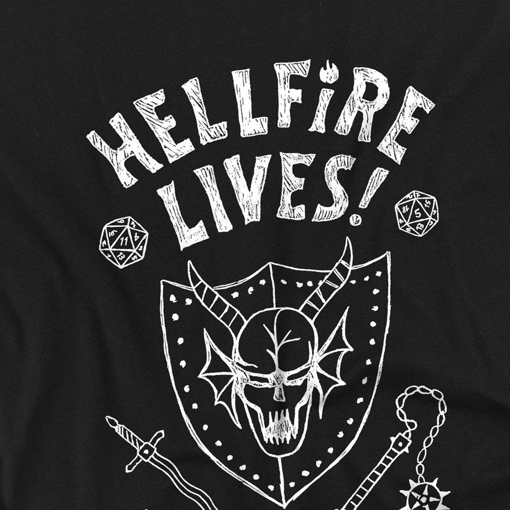 Black - Stranger Things - Stranger Things Hellfire Graduation Invert Kids Sw - 2