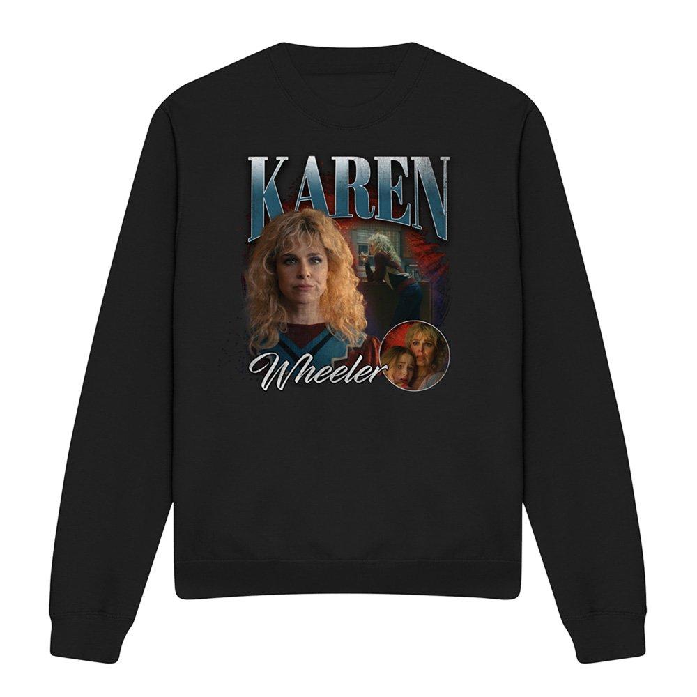 Black - Stranger Things - Stranger Things Karen Homage Sweatshirt Black - 4