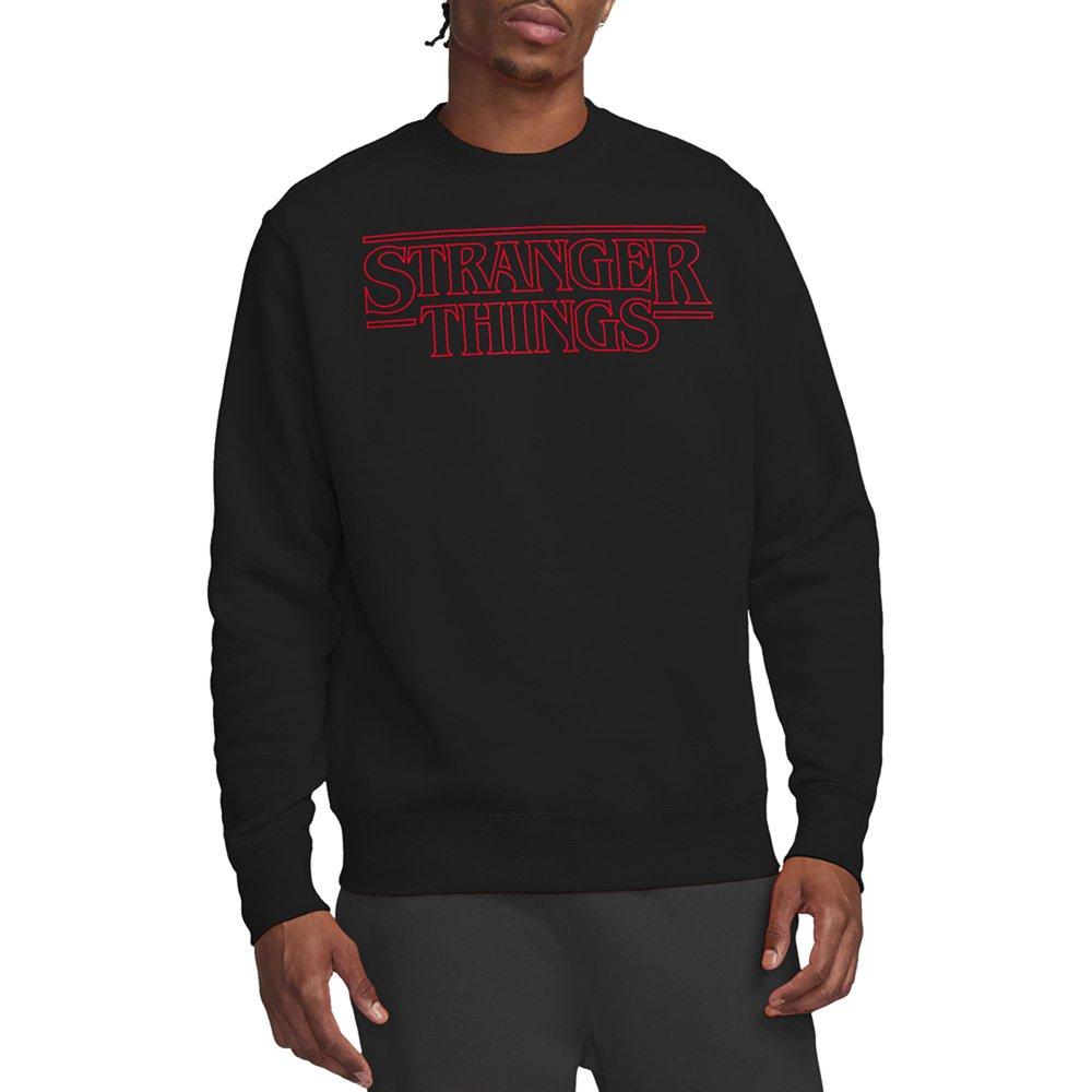 Black - Stranger Things - Stranger Things Outline Logo Sweatshirt Black - 1