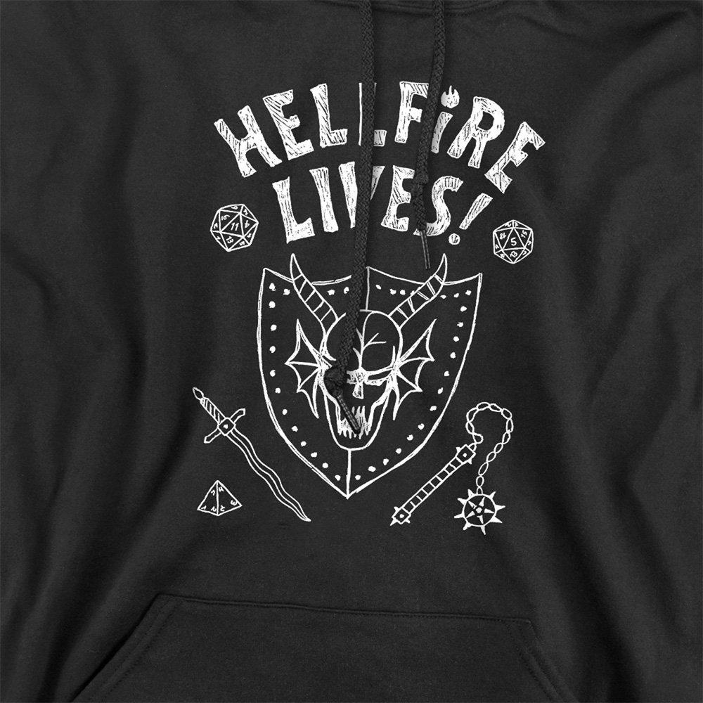 Black - Stranger Things - Stranger Things Hellfire Graduation Invert Hoodie - 2
