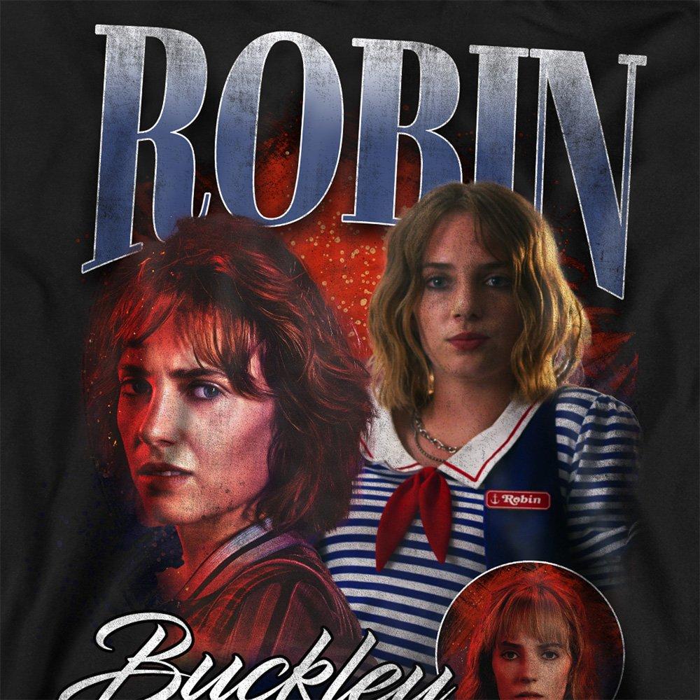 Black - Stranger Things - Stranger Things Robin Homage Sweatshirt Black - 2