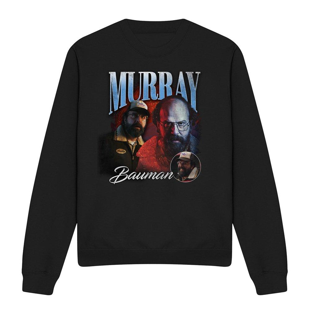 Black - Stranger Things - Stranger Things Murray Homage Sweatshirt Black - 4