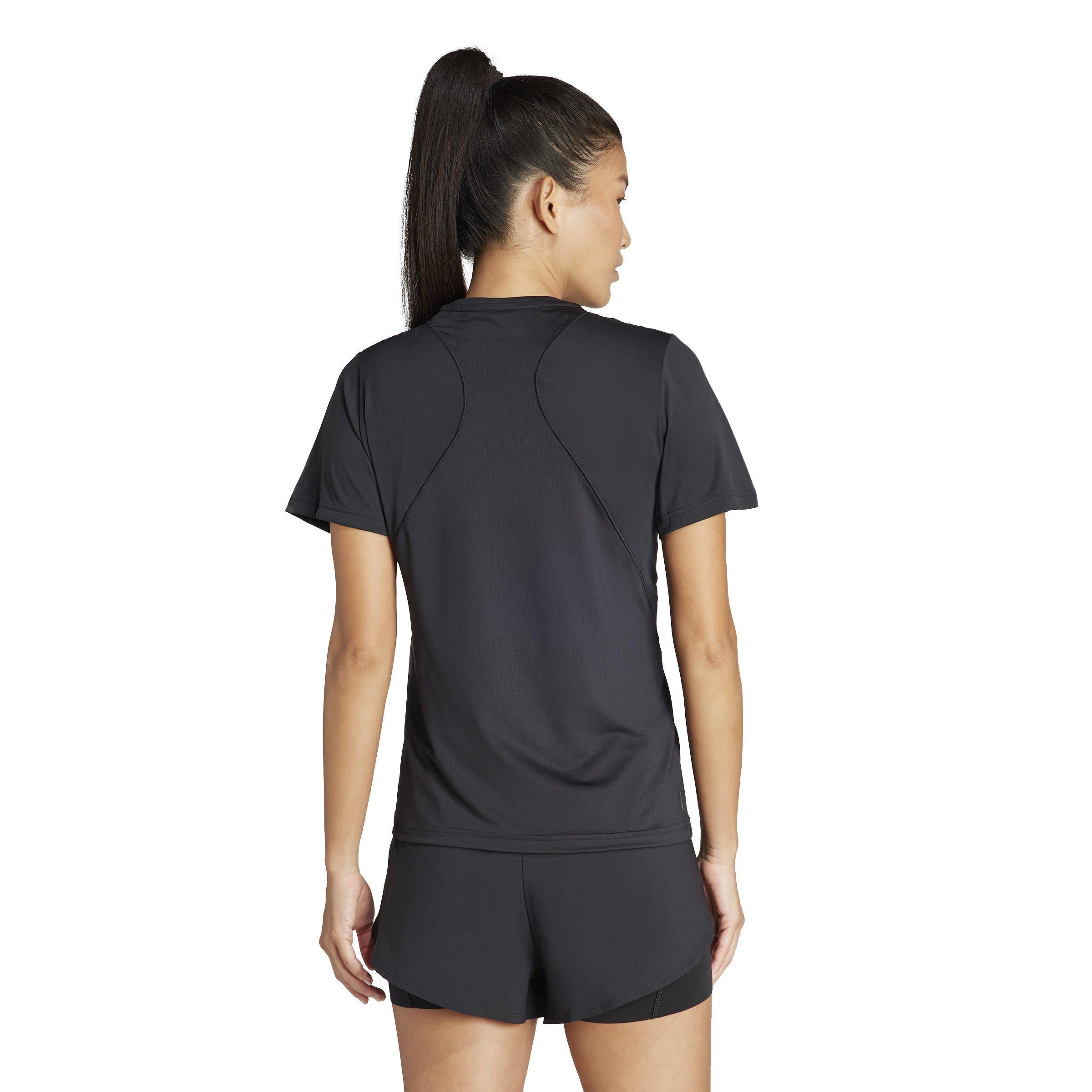 Black - adidas - Designed for Training T-Shirt Womens - 3