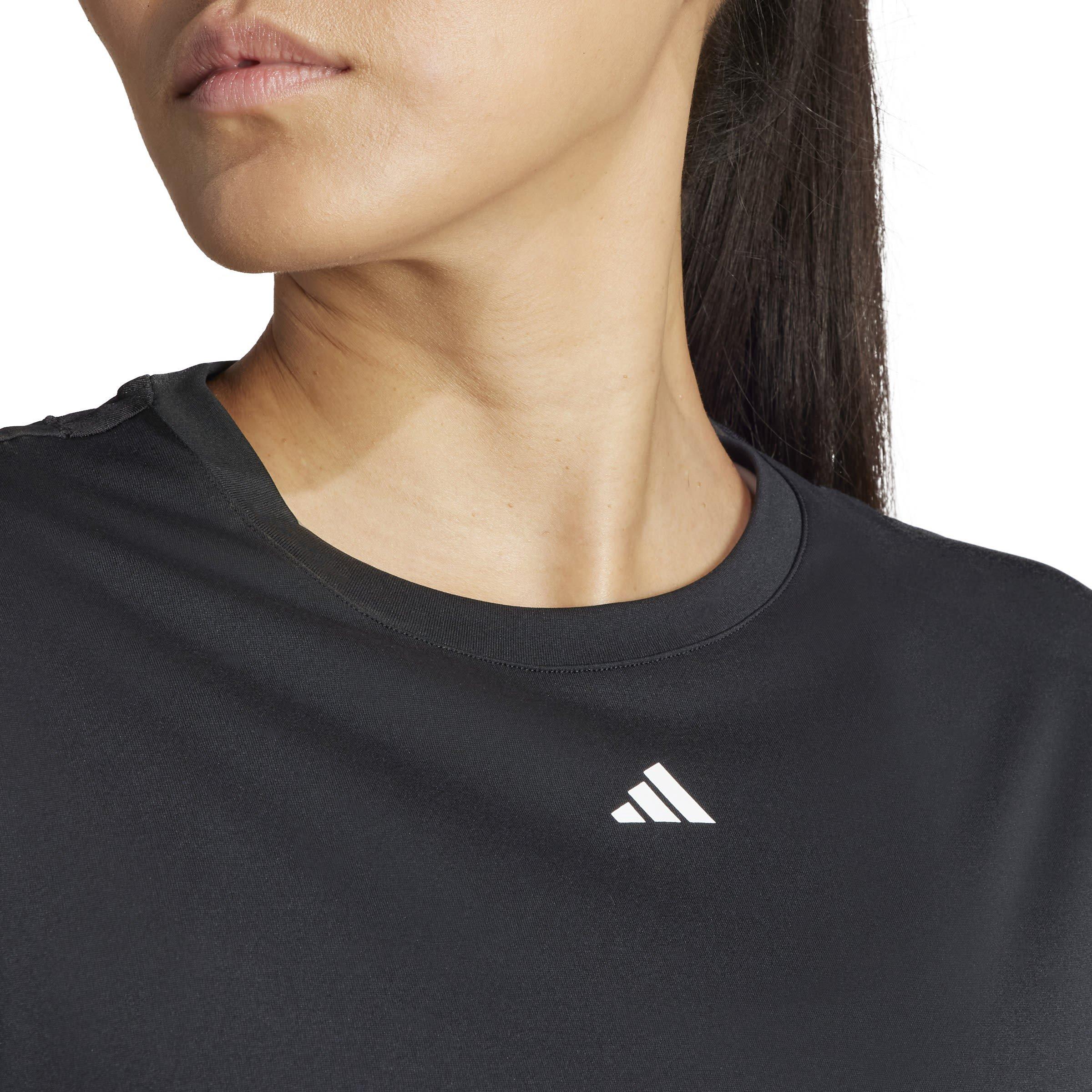 Black - adidas - Designed for Training T-Shirt Womens - 5