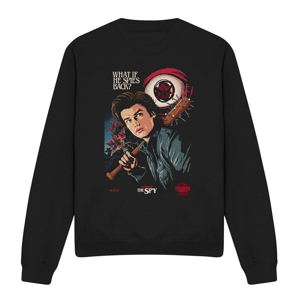 Black - Stranger Things - Stranger Things Butcher Billy S2 Ch6 Sweatshirt B - 4