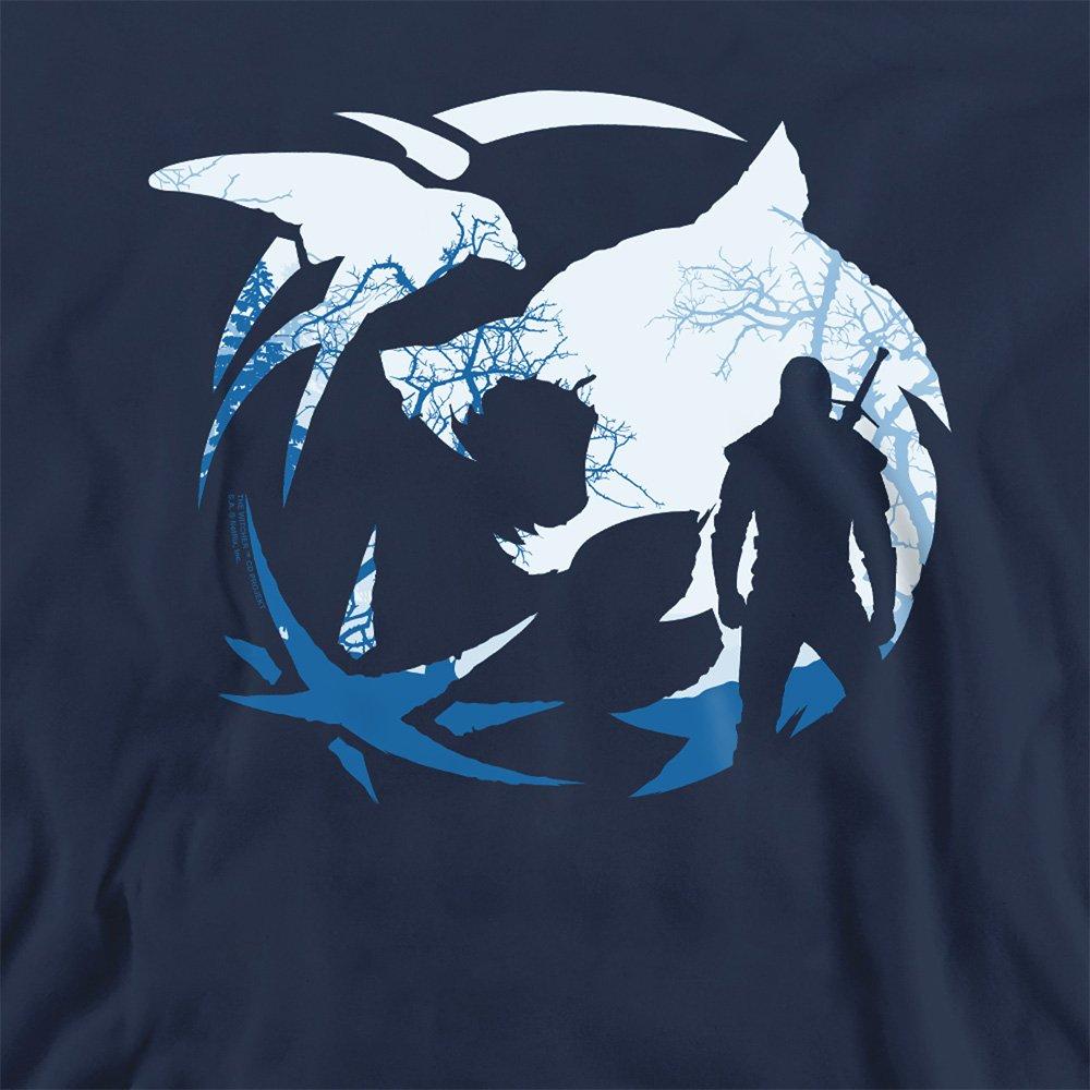 Navy - The Witcher - The Witcher - Logo Silhouette Sweatshirt Navy - 2